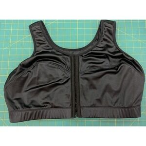 Enell Black Size 6 High Impact Wireless Sports Bra Bust 50 - 54 Rib 42 - 46